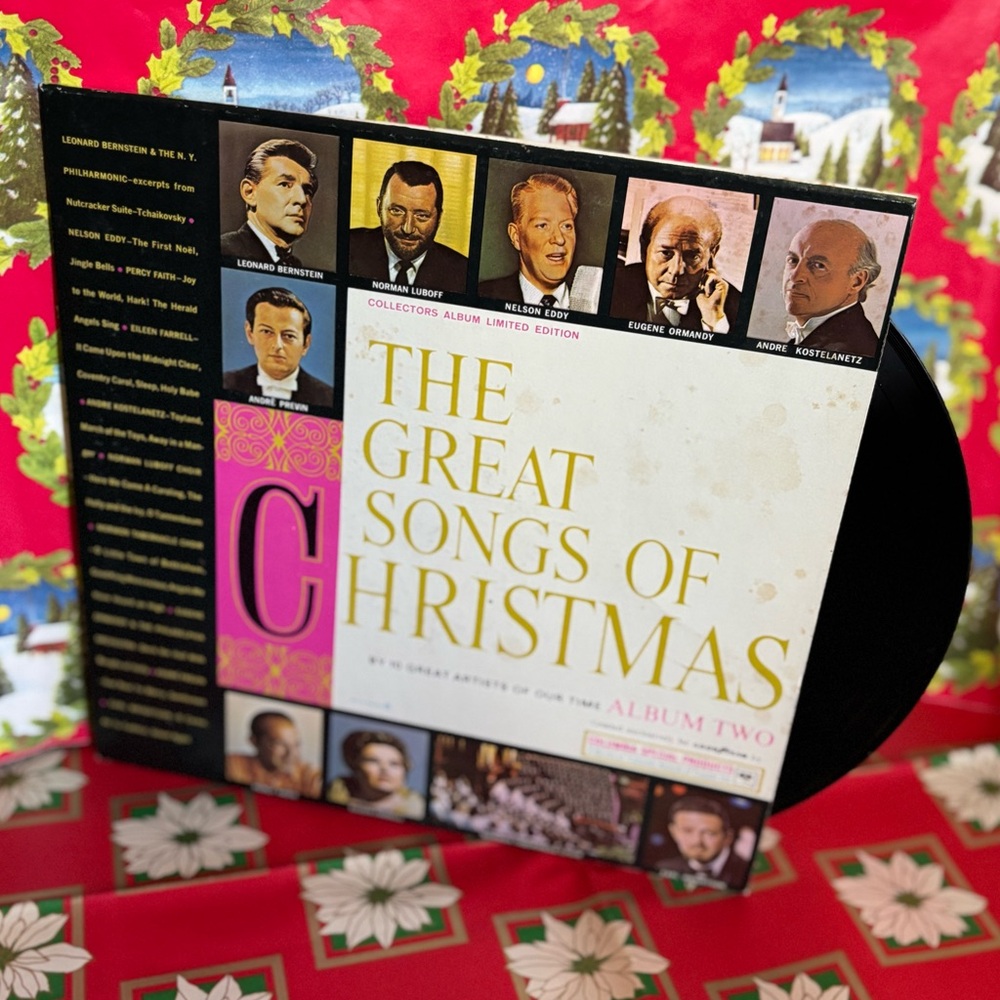 60's "Great Songs of Christmas" Vol 2 Record - Christmas Album - Goodyear Tires